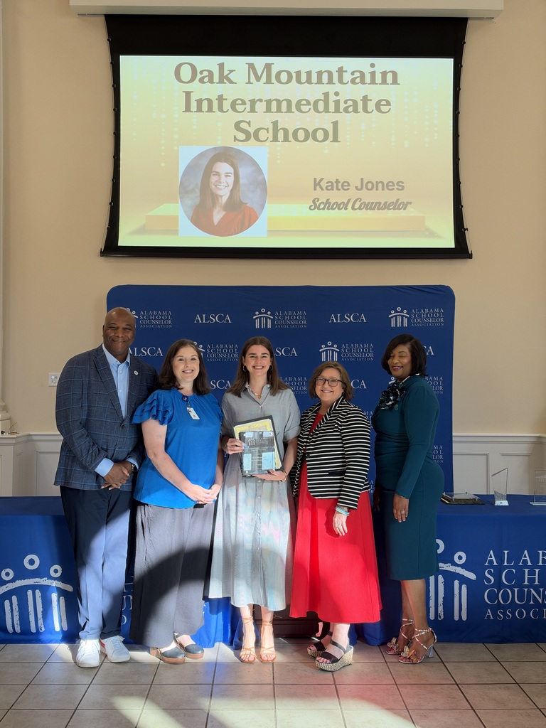 School counseling representatives from Oak Mountain Intermediate School