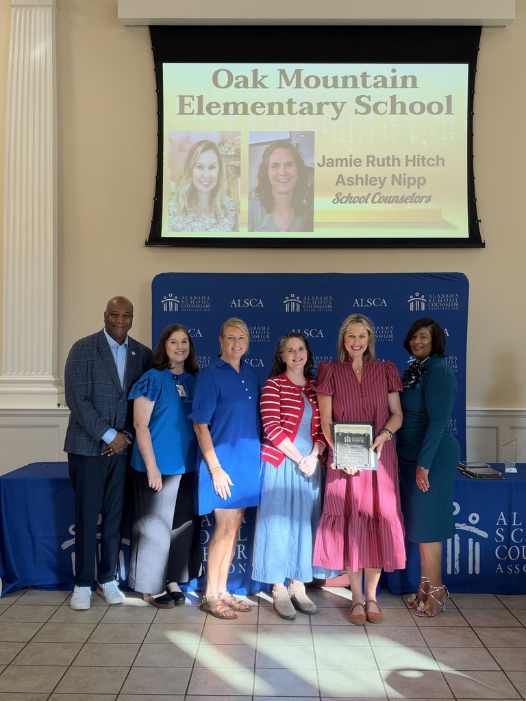 School counseling representatives from Oak Mountain Elementary School