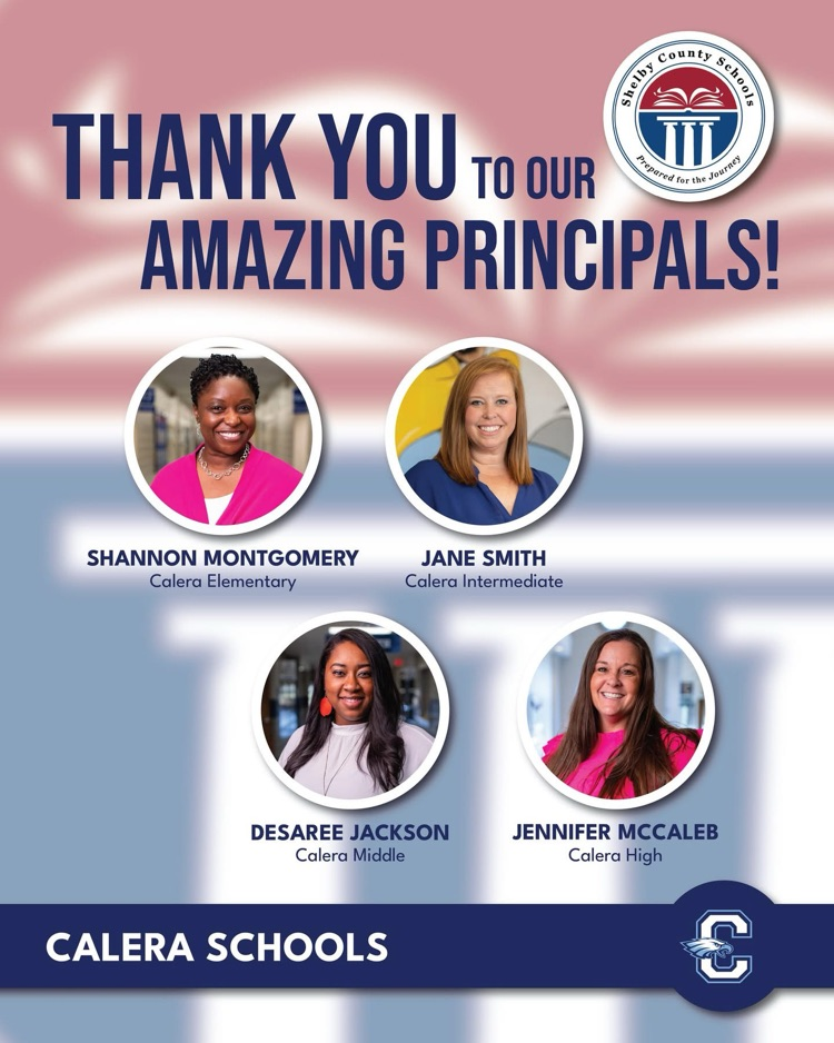 Pictures of principals from the Calera Zone