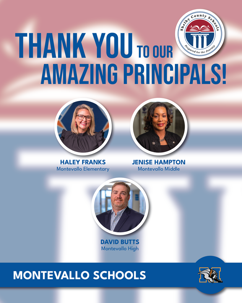 Pictures of principals from the Montevallo Zone