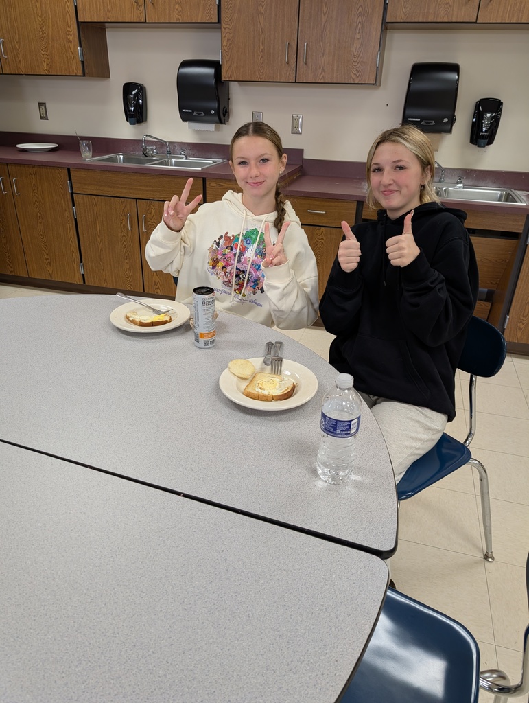 Girls eating