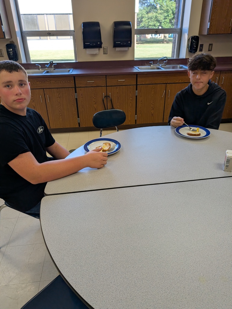 Boys eating