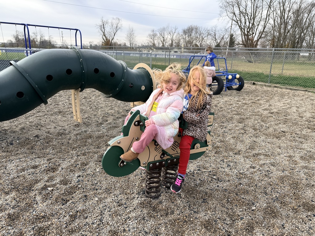 Having fun on the playground