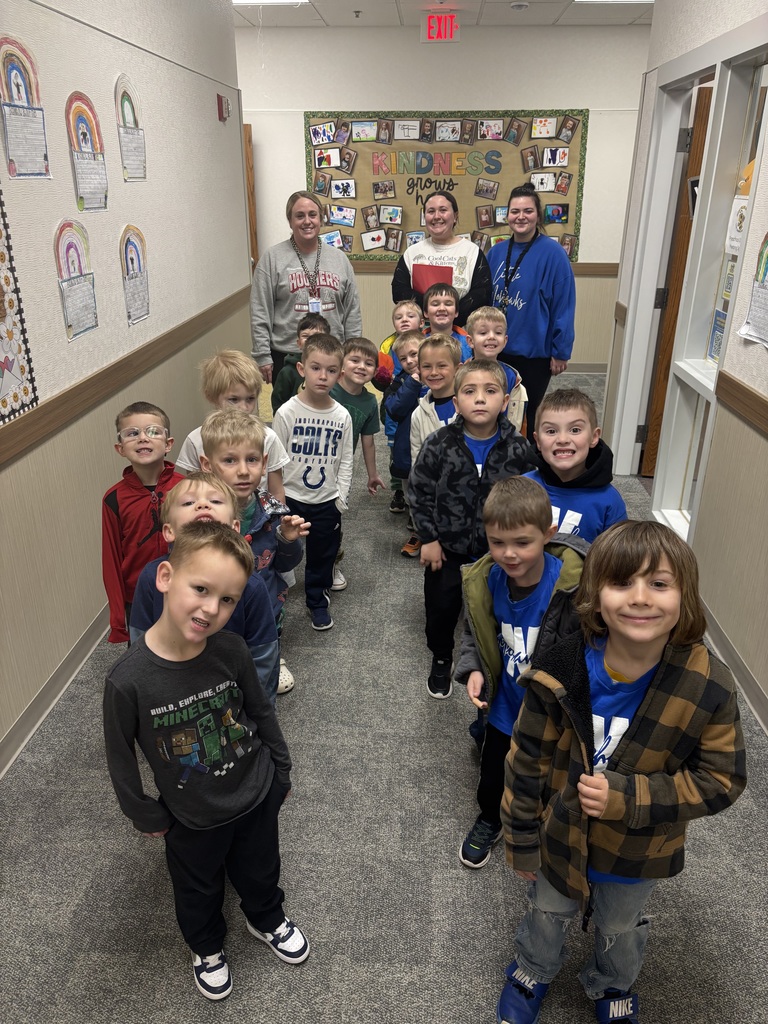 Checking out the hallways at Morristown Elementary with our new friends!