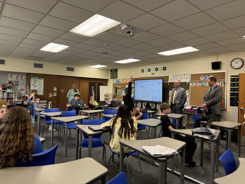 Mr. Ketchum visits 6th grade science and takes questions from students