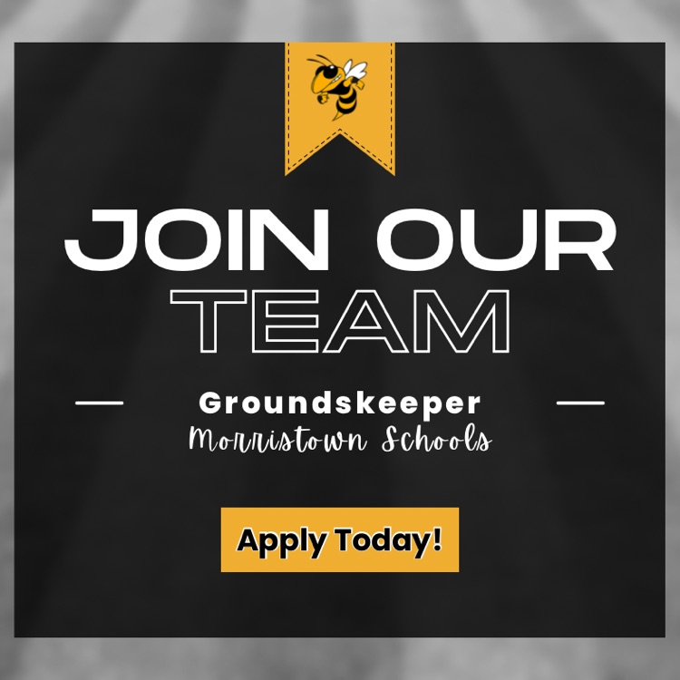 join our team groundskeeper at Morristown schools decorative image