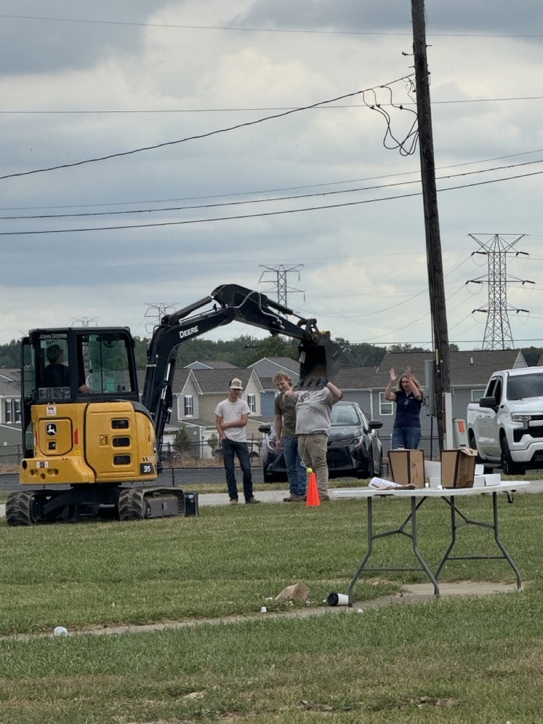student operating equipment