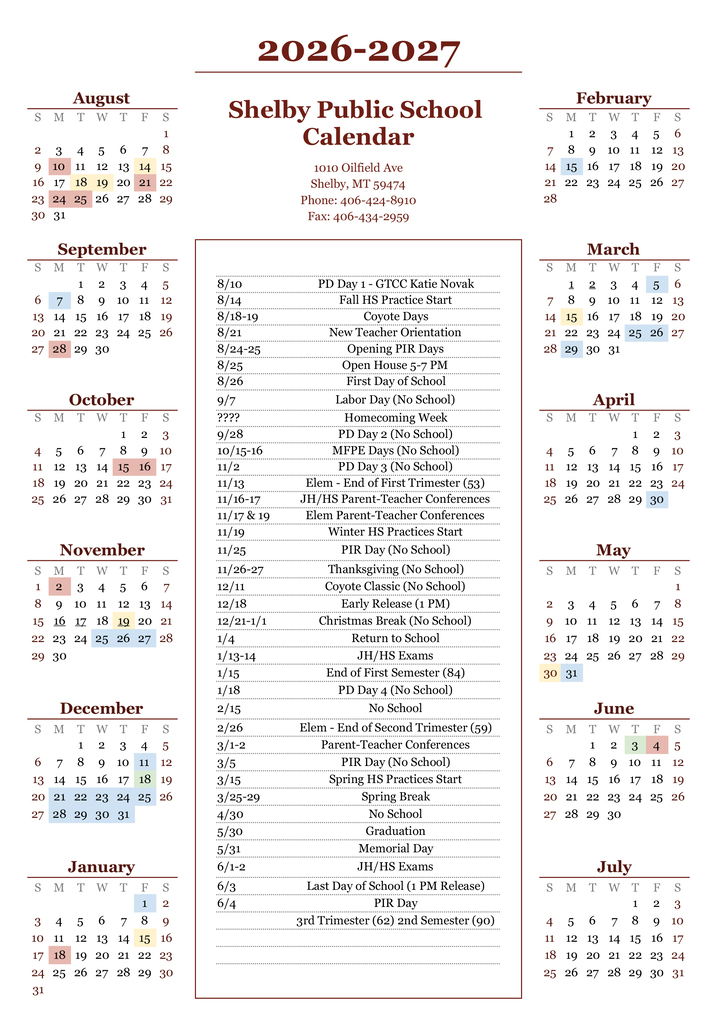 Calendar