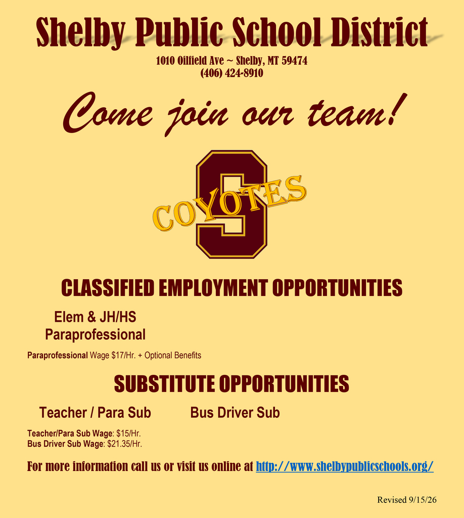 Job Posting