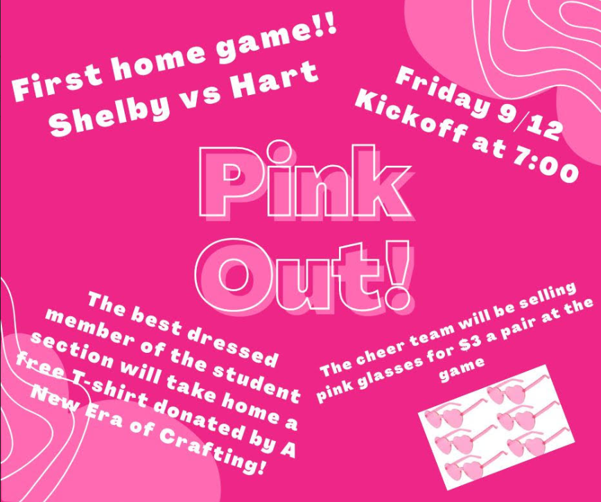 Pink Out Game 9/12/25 at 7pm.