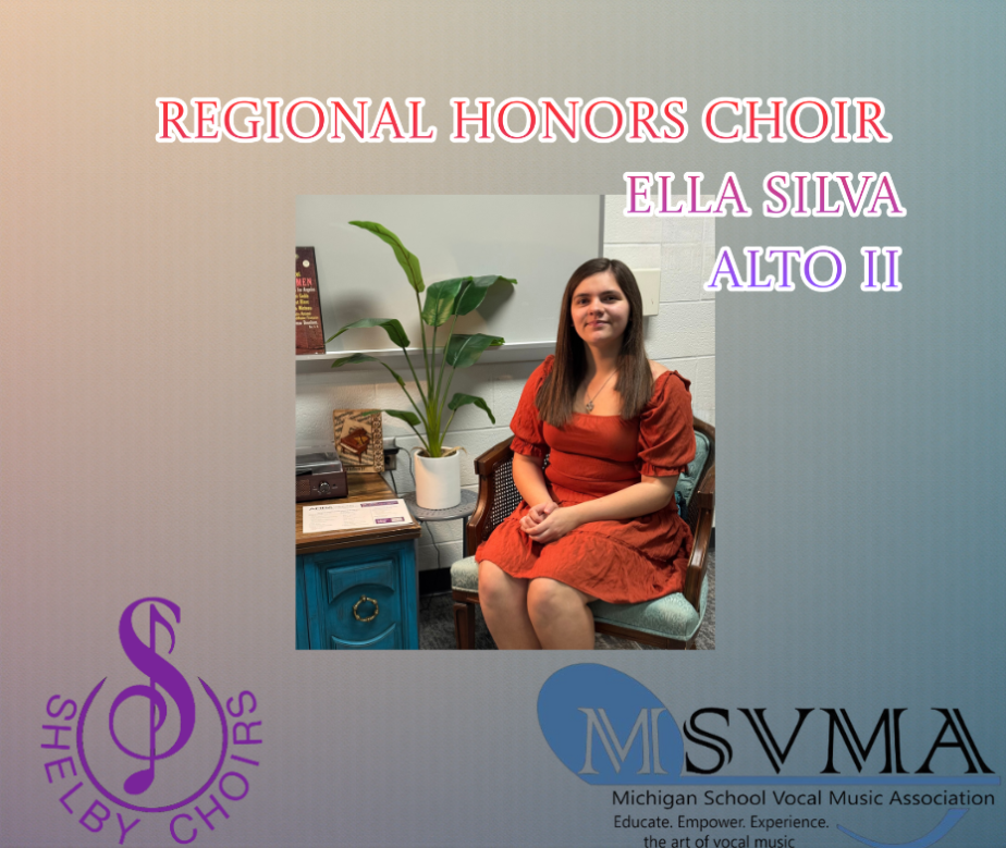 Regional Honors Choir,  SHS student Ella Silva. 