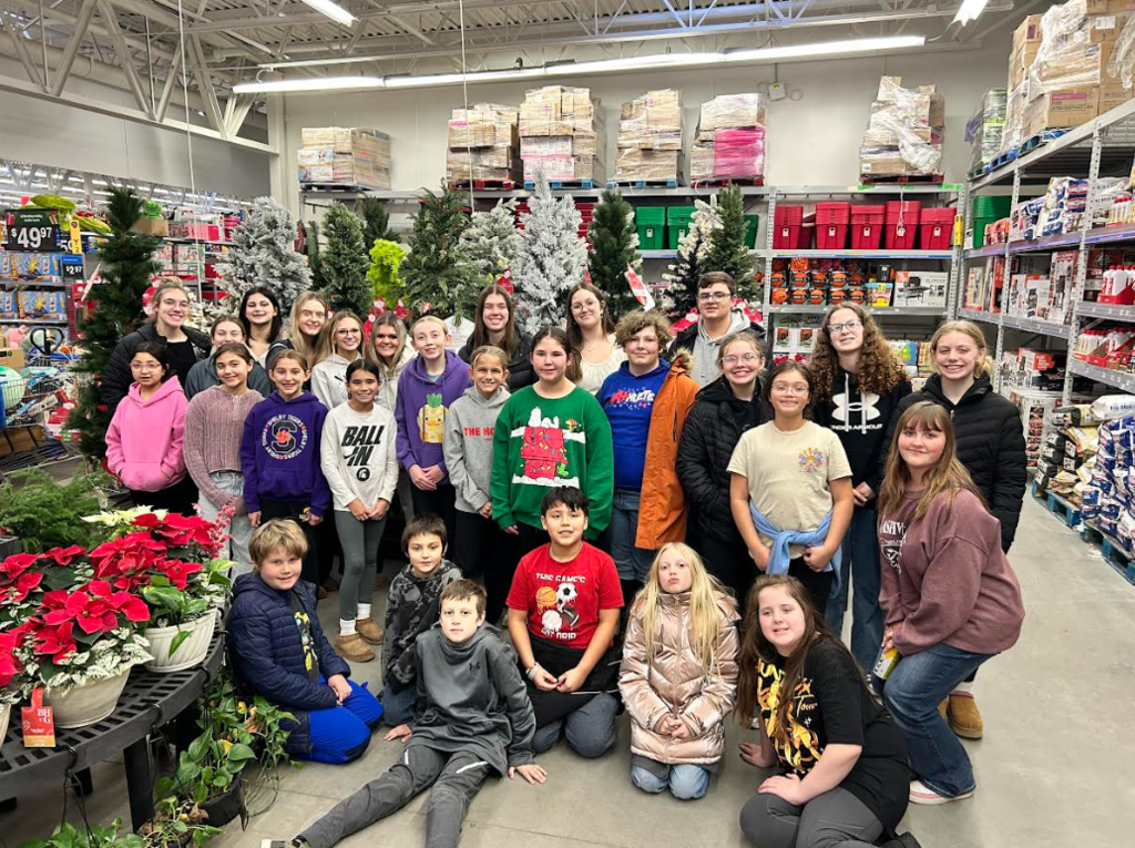 Shopping for Toys for Tots.