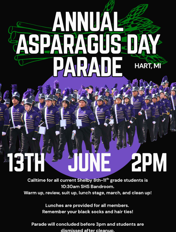 Annual Asparagus Day Parade on June 13th at 2pm