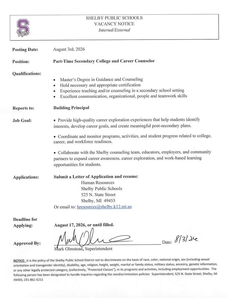 College & Career Counselor