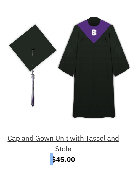 Class of 2027 Cap and Gown