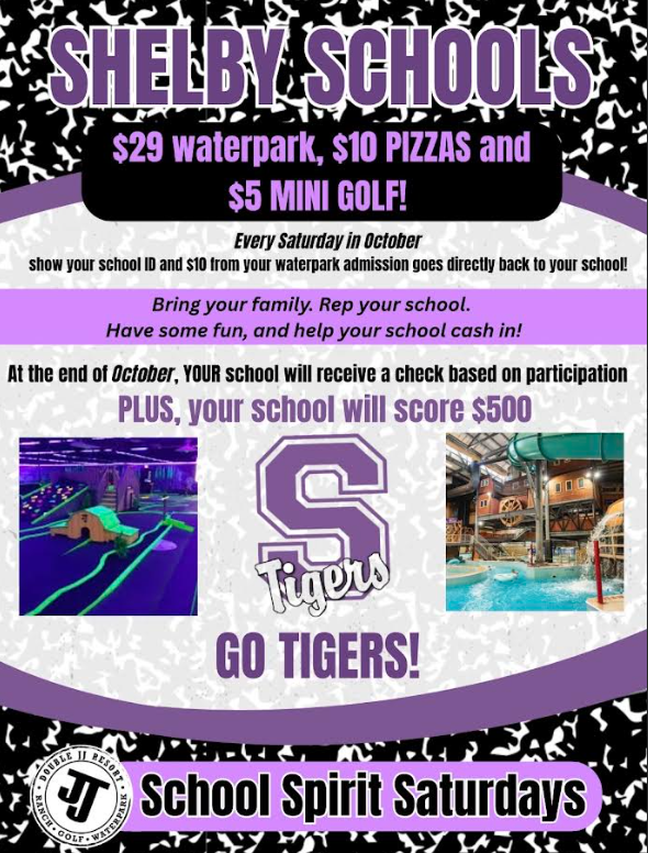 Shelby Public Schools Fundraiser at Double JJ Waterpark.