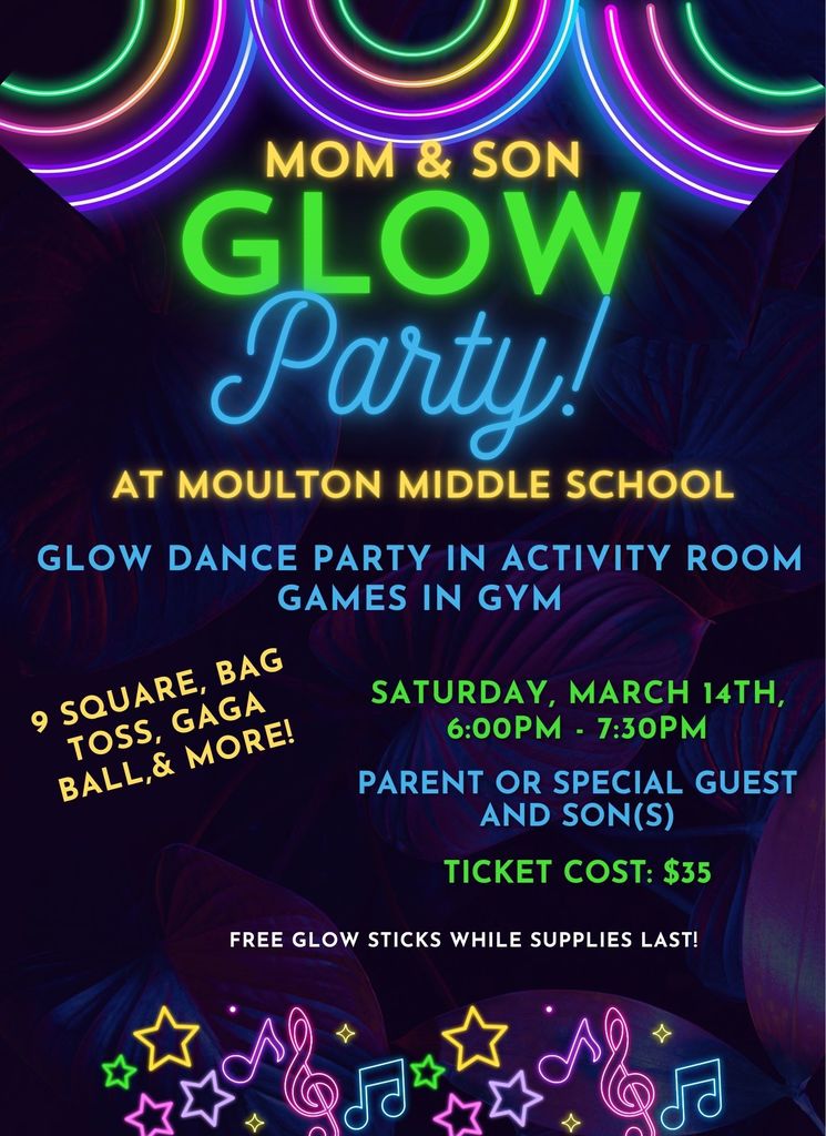 Mom & Son Glow Party 2026