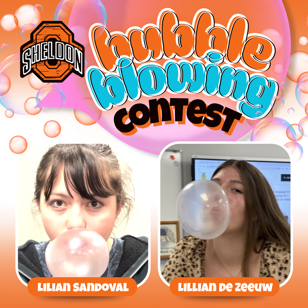 high school bubble blowing contest