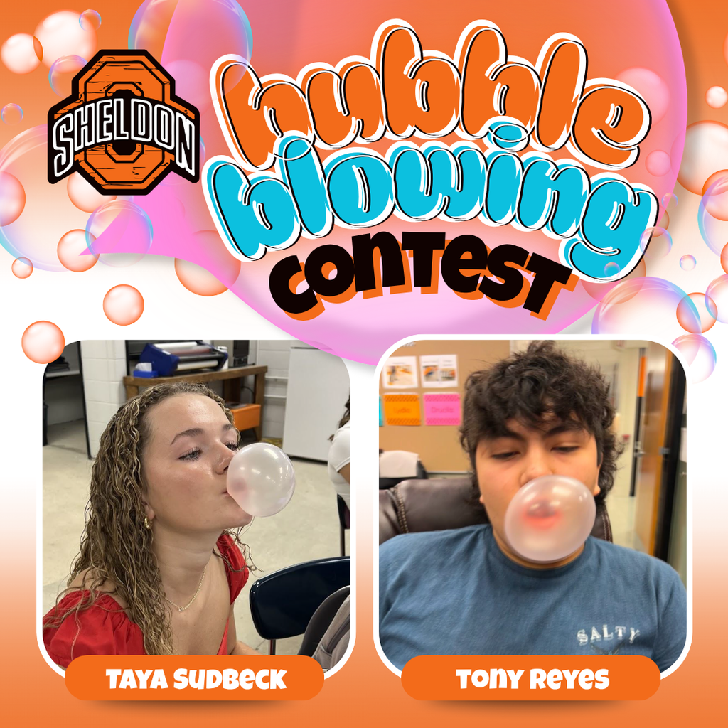 high school bubble blowing contest