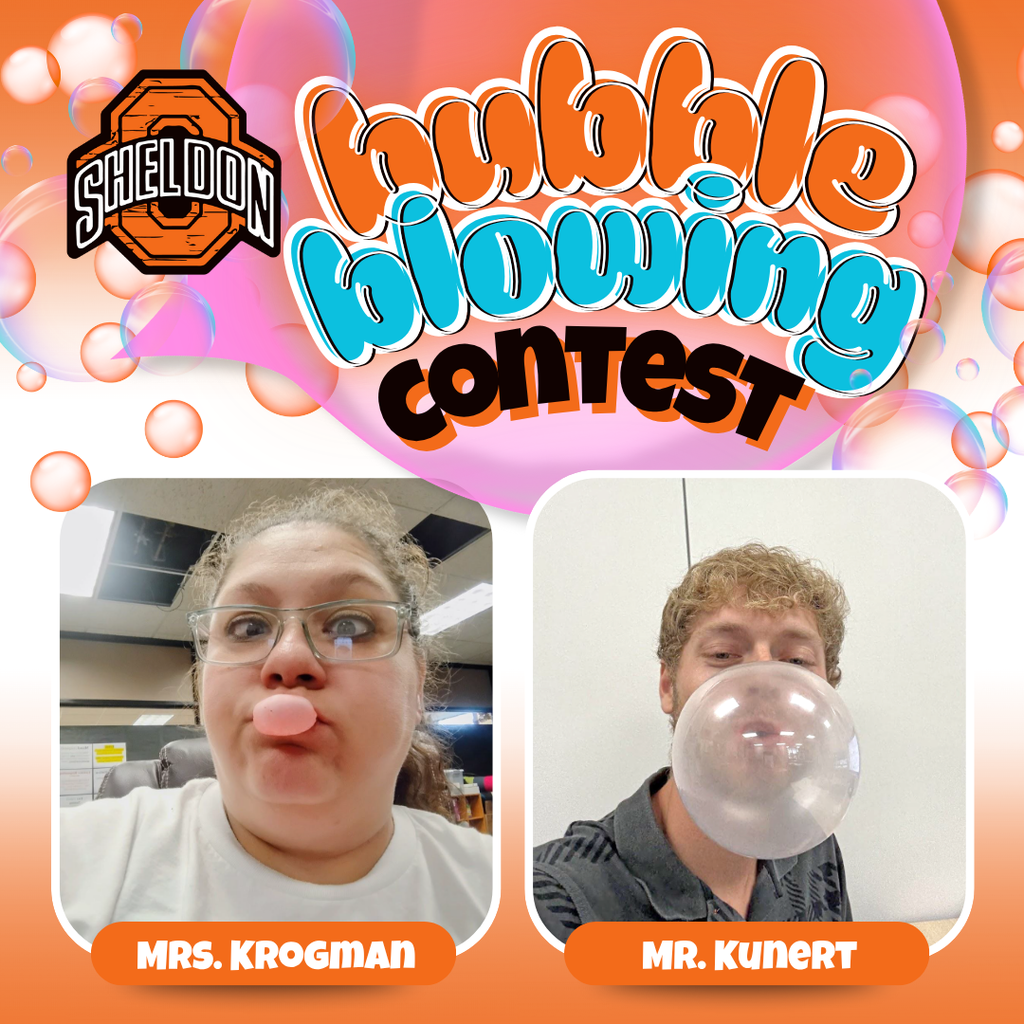 high school bubble blowing contest
