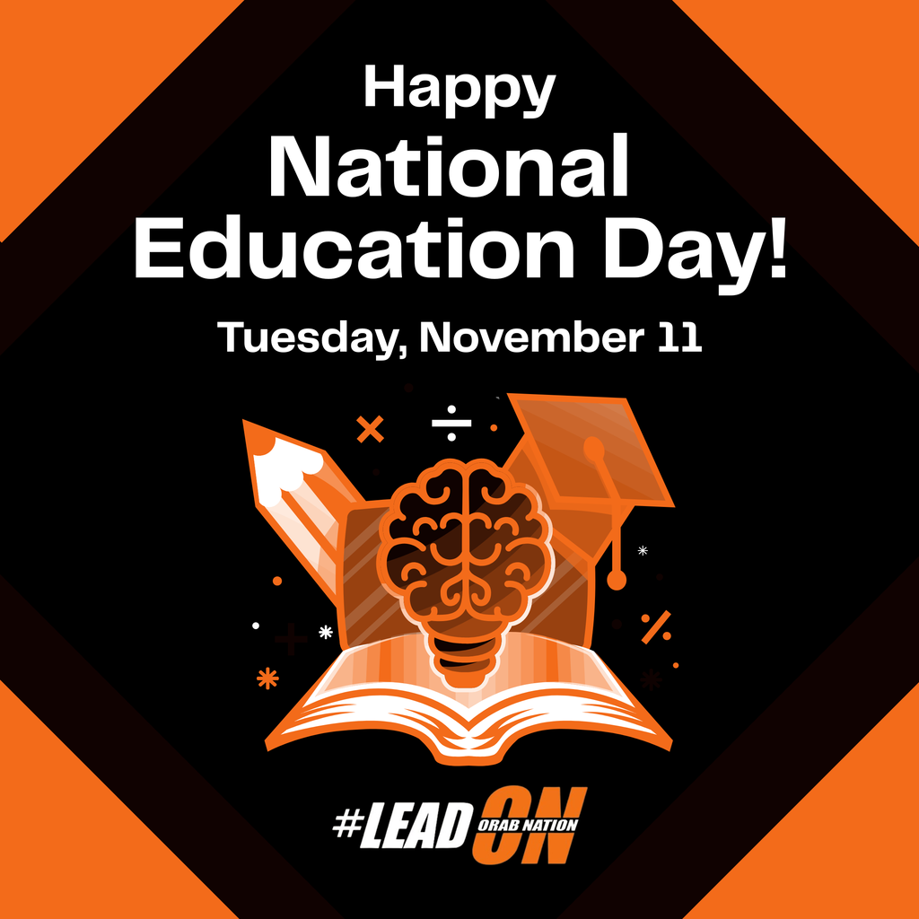 Happy National Education Day! Say thank you to any school staff member and wish them a great day!  *Image created by Sheldon High School Mass Media student, Elliott Shirk*
