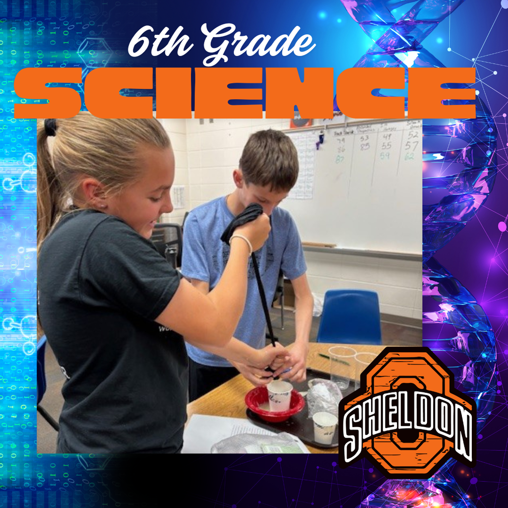 Sheldon Middle School sixth graders have been studying organ systems in science class. After learning about the digestive system, they completed a hands-on project that simulated the entire digestive process. Starting with a “bite” of cracker and banana, students followed the food’s journey through the stomach, into the intestines, and finally through excretion—bringing their learning to life in a memorable and interactive way.
