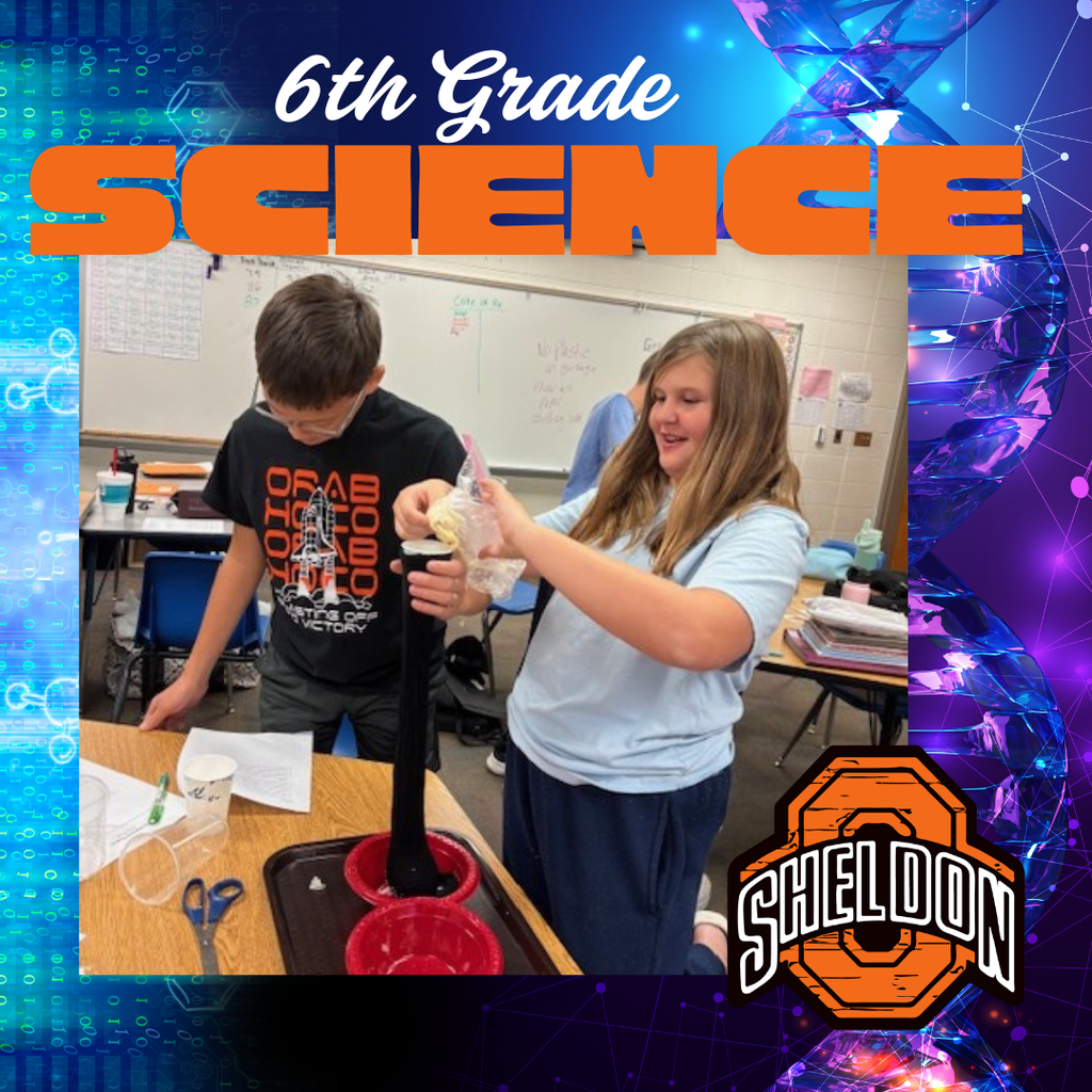 Sheldon Middle School sixth graders have been studying organ systems in science class. After learning about the digestive system, they completed a hands-on project that simulated the entire digestive process. Starting with a “bite” of cracker and banana, students followed the food’s journey through the stomach, into the intestines, and finally through excretion—bringing their learning to life in a memorable and interactive way.