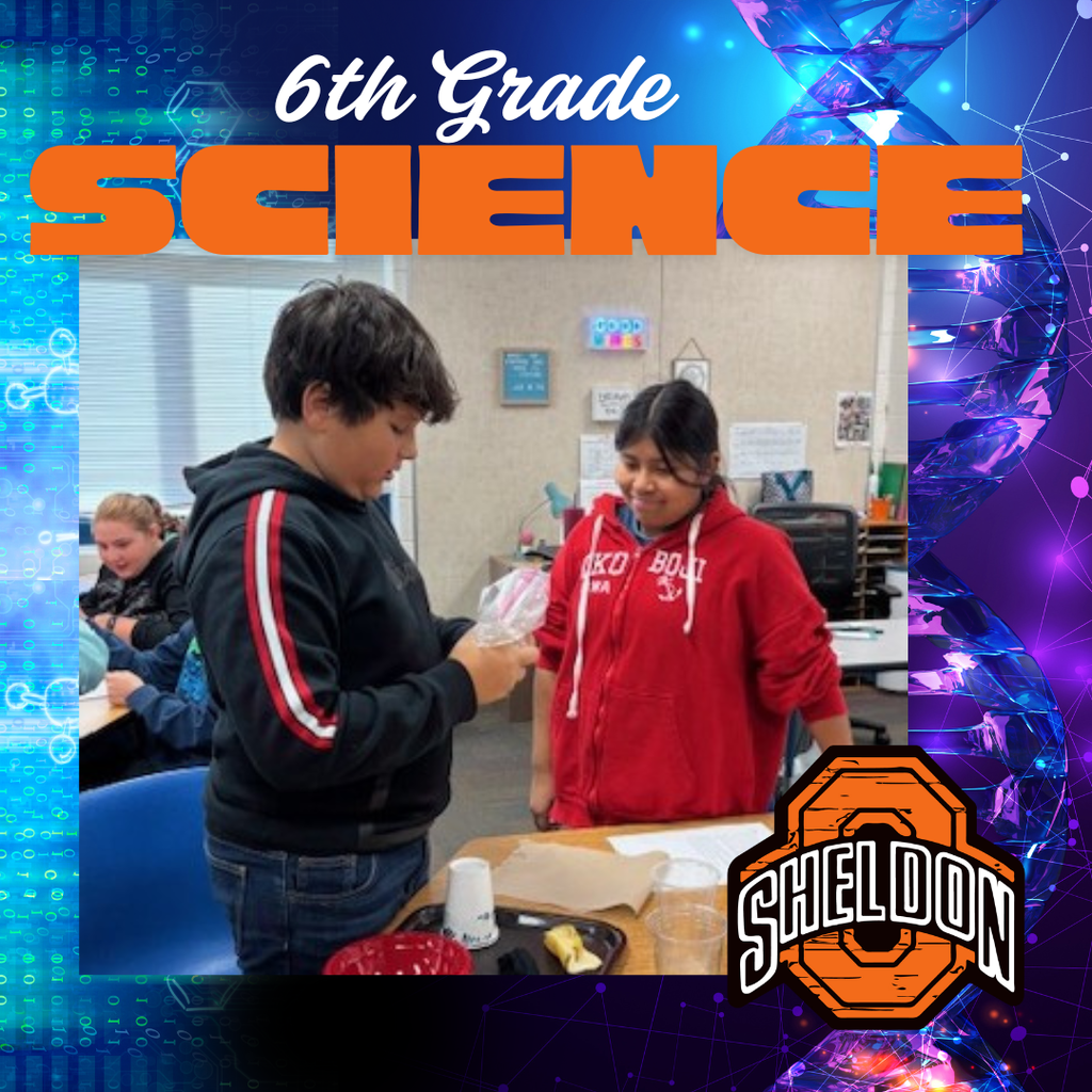Sheldon Middle School sixth graders have been studying organ systems in science class. After learning about the digestive system, they completed a hands-on project that simulated the entire digestive process. Starting with a “bite” of cracker and banana, students followed the food’s journey through the stomach, into the intestines, and finally through excretion—bringing their learning to life in a memorable and interactive way.