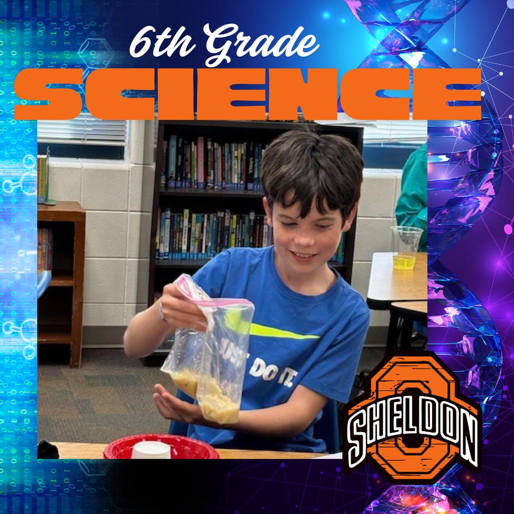 Sheldon Middle School sixth graders have been studying organ systems in science class. After learning about the digestive system, they completed a hands-on project that simulated the entire digestive process. Starting with a “bite” of cracker and banana, students followed the food’s journey through the stomach, into the intestines, and finally through excretion—bringing their learning to life in a memorable and interactive way.