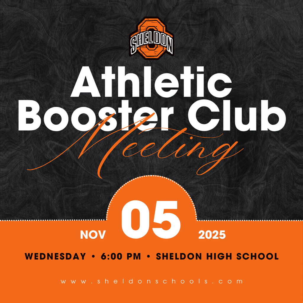Join us tonight at the Sheldon Athletic Booster Club Meeting!