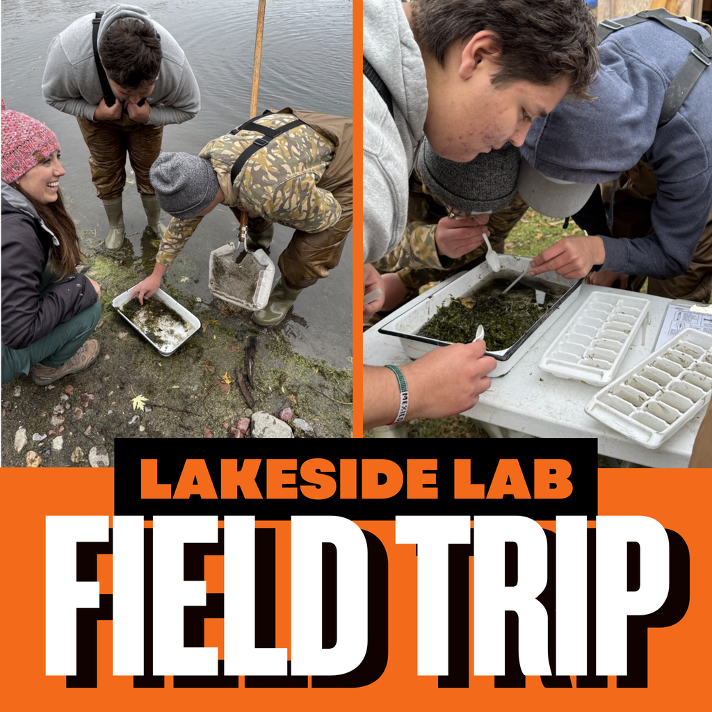 Sheldon High School students went on a field trip to Iowa Lakeside Laboratory. On Wednesday, October 29, students explored careers in Ecology, Natural Resources, and Biology on West Lake Okoboji. During their visit, they toured the grounds and the water quality lab, helped collect and redistribute seeds for a prairie restoration project, and gathered and analyzed benthic microorganisms to assess the lake’s overall health.