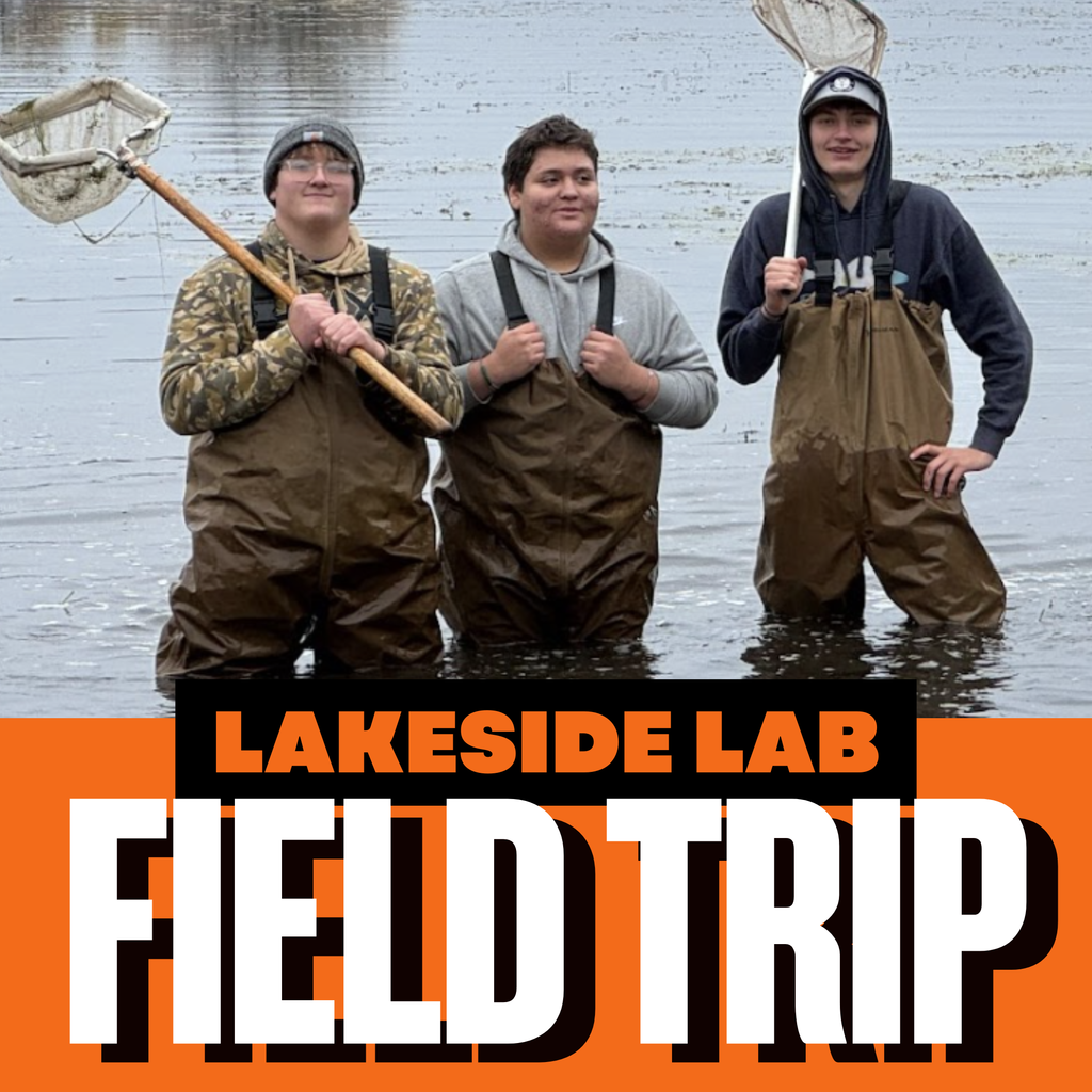 Sheldon High School students went on a field trip to Iowa Lakeside Laboratory. On Wednesday, October 29, students explored careers in Ecology, Natural Resources, and Biology on West Lake Okoboji. During their visit, they toured the grounds and the water quality lab, helped collect and redistribute seeds for a prairie restoration project, and gathered and analyzed benthic microorganisms to assess the lake’s overall health.