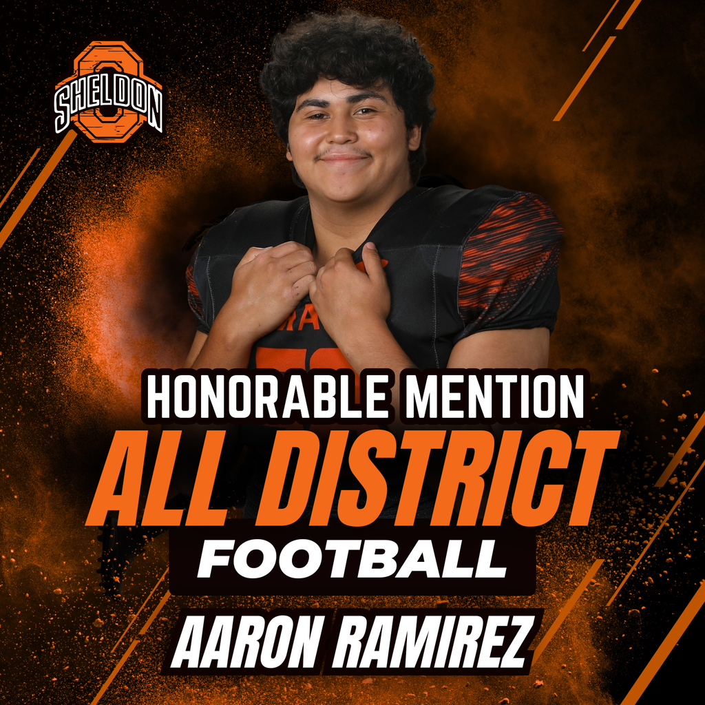 Congratulations to our 2025 Sheldon High School All-District Football players! 🏈 We’re proud to recognize the hard work, dedication, and teamwork that each of you has shown throughout the season. Way to represent Sheldon with pride!
