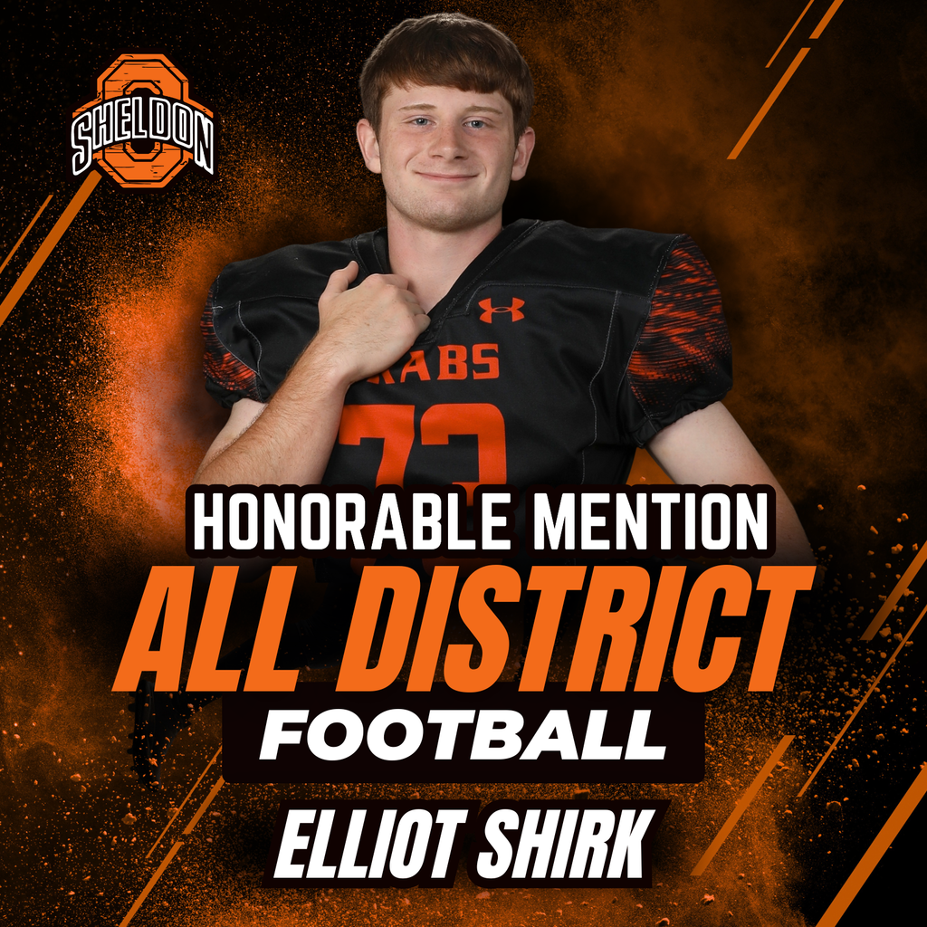 Congratulations to our 2025 Sheldon High School All-District Football players! 🏈 We’re proud to recognize the hard work, dedication, and teamwork that each of you has shown throughout the season. Way to represent Sheldon with pride!