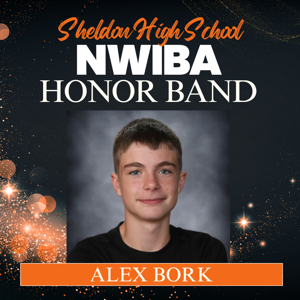 Congratulations to the Sheldon High School students who were accepted into the 2025 NWIBA Honor Band!