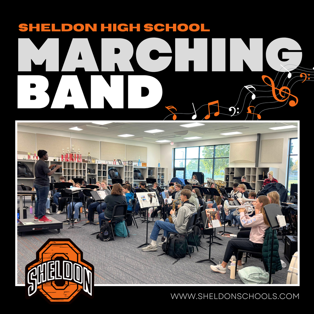 Now that marching band season has ended, Sheldon High School students are back to practicing in their beautiful new band room, as they prepare for their upcoming winter concerts and performances.