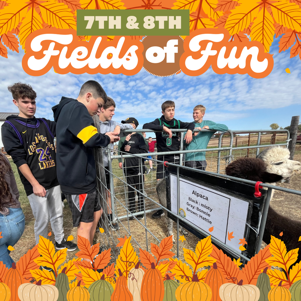 Sheldon Middle School 7th and 8th graders enjoyed a fun and memorable trip to Fields of Fun as their quarter 1 reward.