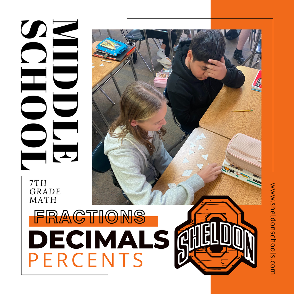 Students in Mrs. Kramers 7th grade math class review some of their common fractions, decimals, and percents!  