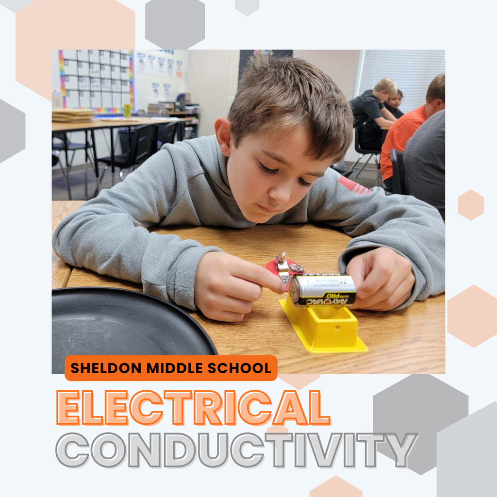 Students at Sheldon Middle School have been learning about electrical conductivity. They tested different materials in a circuit to see of they are classified as insulators or conductors. 