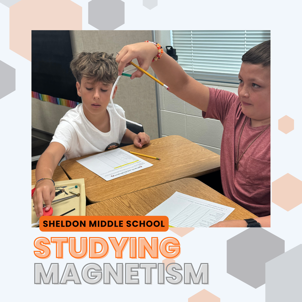 Sheldon Middle School students learned about magnetism as a property of matter. They tested various materials and learned that not all metals are magnetic. 