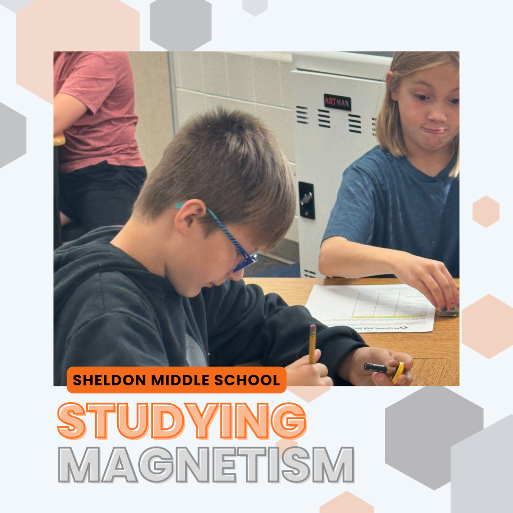 Sheldon Middle School students learned about magnetism as a property of matter. They tested various materials and learned that not all metals are magnetic. 
