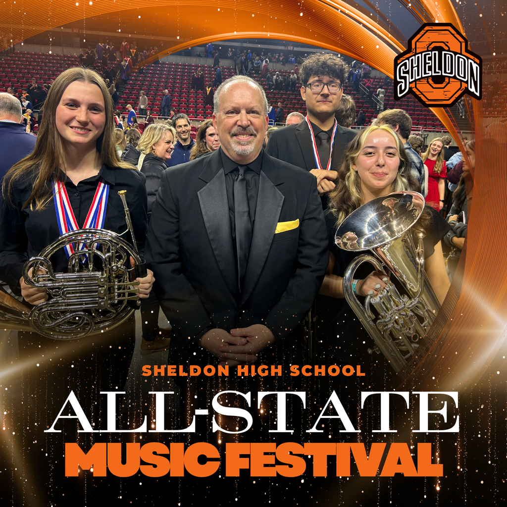 Congratulations to the students selected to participate in the All-State Music Festival! Theresa Nilles, Uriel Hinojosa, and Isabella Lourenco had the opportunity to work with band conductor Dr. Scott Lubaroff from Winter Park, Florida. We are proud of their hard work and dedication!