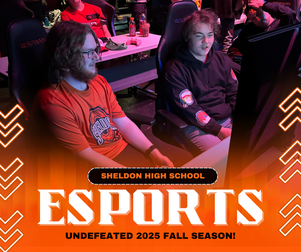 Congratulations to the Sheldon High School esports team on an incredible season! The team finished undefeated and earned a well-deserved spot at the state tournament. Outstanding work!