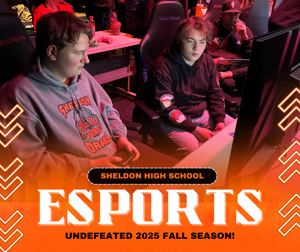 Congratulations to the Sheldon High School esports team on an incredible season! The team finished undefeated and earned a well-deserved spot at the state tournament. Outstanding work!