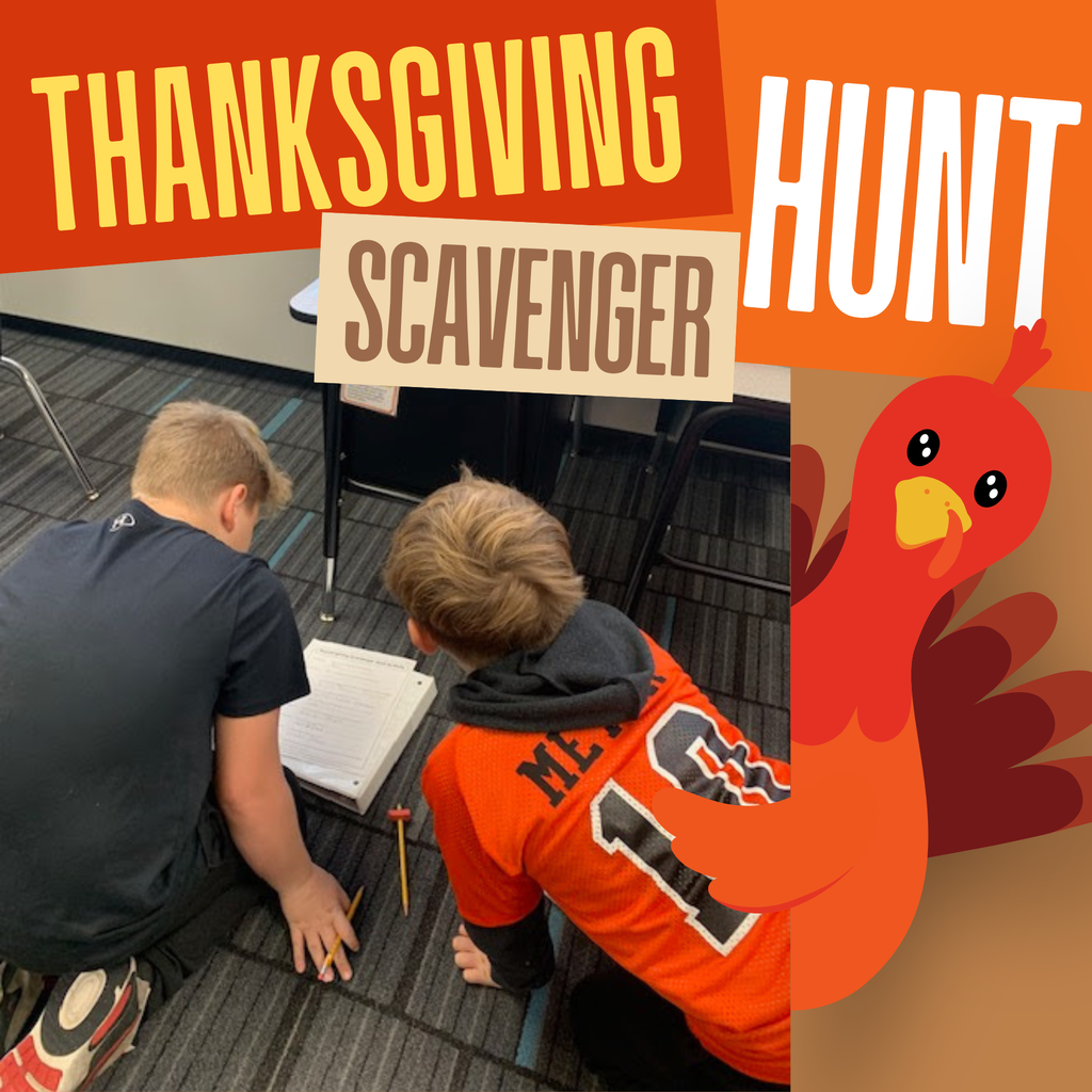 East Elementary third graders had a great time learning about Thanksgiving as they explored the school during a fun and interactive Thanksgiving Scavenger Hunt.