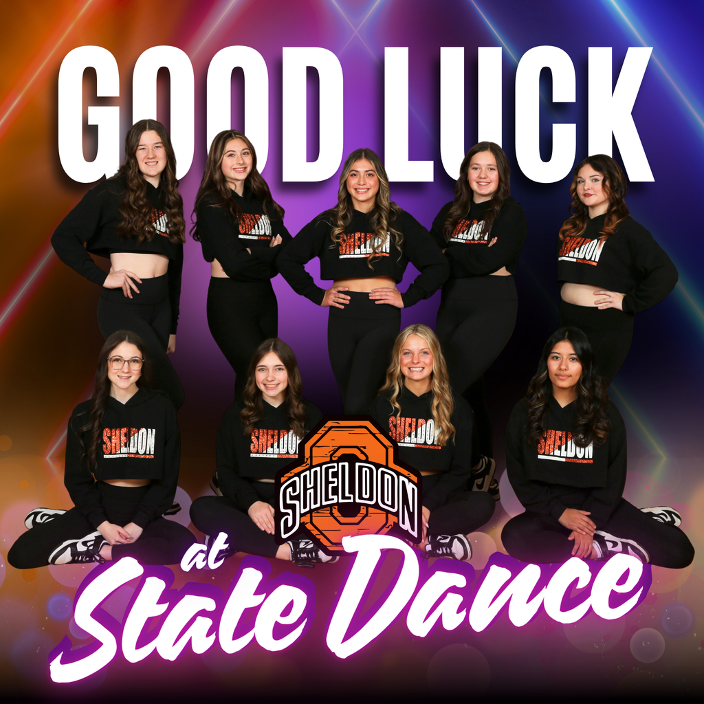 Good luck to the Sheldon Dance Team as they compete at the State Dance competition this weekend! Go Orabs!