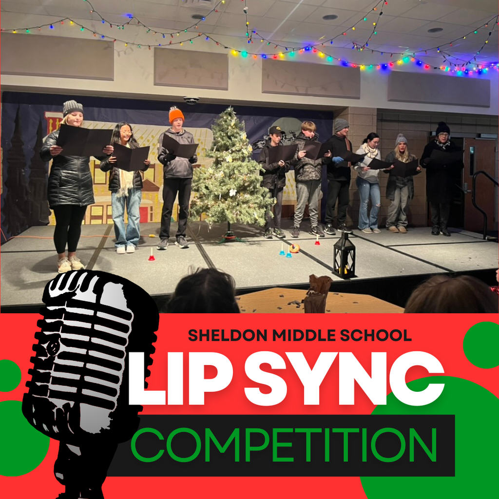 Sheldon Middle School hosted their biannual Lip Sync Contest before holiday break, and it did not disappoint! Seventh- and eighth-grade TAs prepared holiday-themed lip sync performances and took the stage for their peers. The competition was fun, fierce, and full of energy.   Mrs. Cabrera’s TA captured the 7th-grade title with their Talent Show Medley featuring Alvin and the Chipmunks, while Mrs. Nilson’s TA took the win with Dominick the Donkey. Thank you to everyone for the laughs, creativity, and great memories made! 🎤🎶