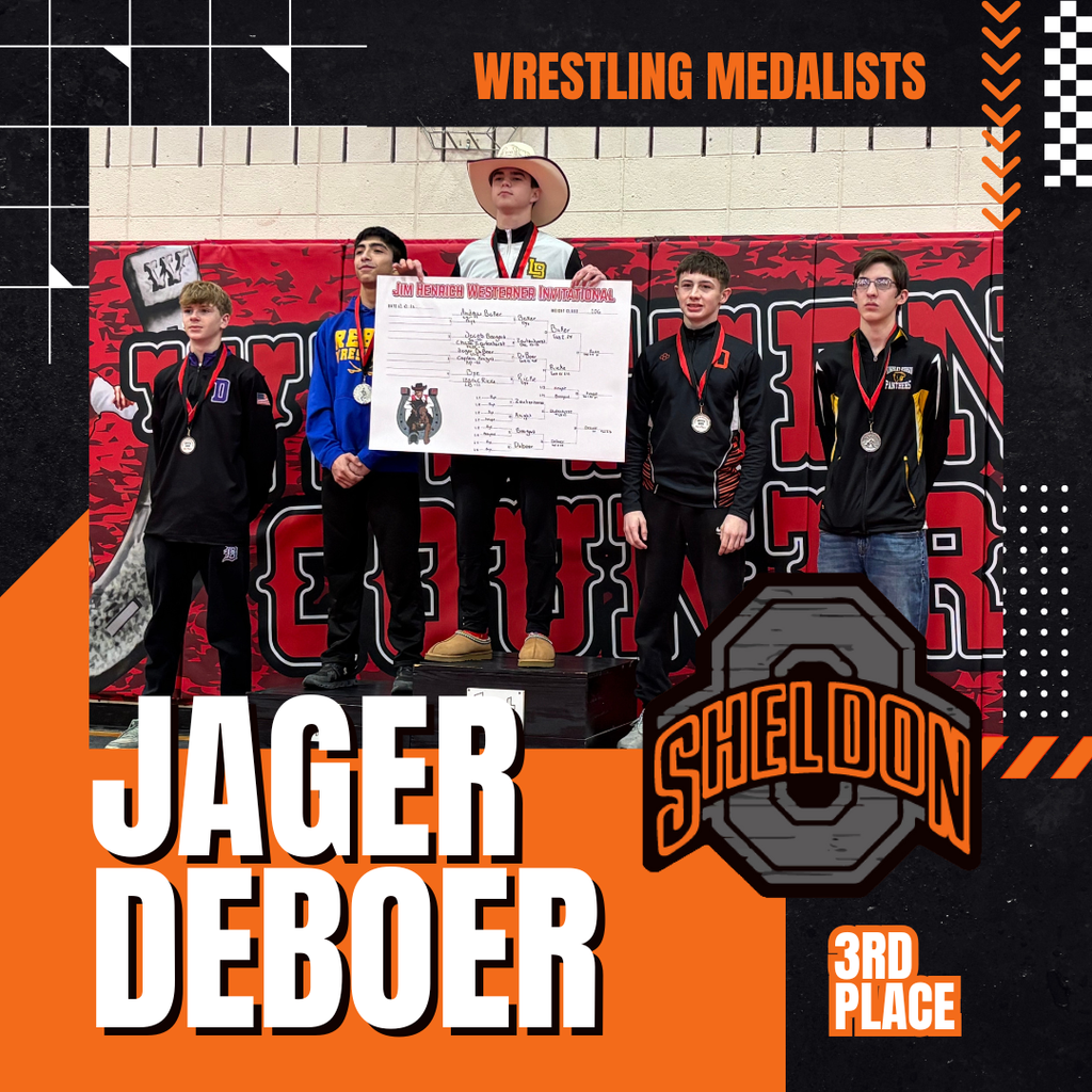Congratulations to the following Orab boy wrestlers on their outstanding performance at the Westerner Invite this past Saturday!  106 - Jager DeBoer - 3rd 144 - Cael Christians - 5th 157 - Marshall Warnke - 3rd 165 - Derek Kruger - 3rd 175 - Kolt Roos - 3rd  190 - Mitchel Fischer - 2nd 215 - Ayden miller - 3rd 285 - Stephen Mack - 2nd