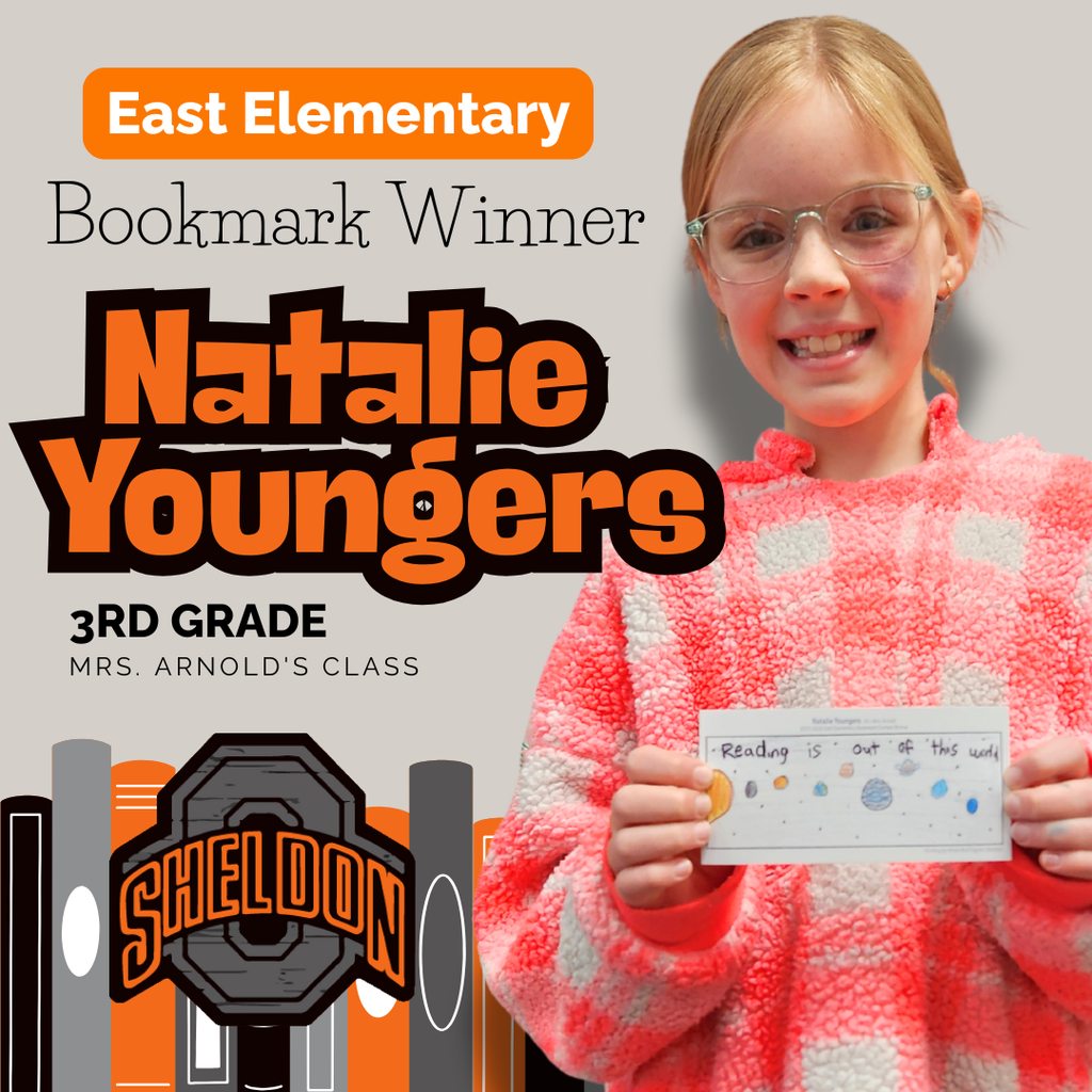 Congratulations to this year’s East Elementary bookmark winners! We are so proud of all the students who participated and shared their creativity and imagination through their designs. Each bookmark showcased unique ideas, bright colors, and a love of reading, making the selection process a tough one.