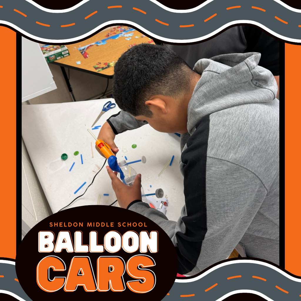 Sheldon Middle School students in Mrs. Gaard’s class participated in an engaging STEM activity where they designed and built their own balloon-powered cars. Using a variety of materials, students explored basic engineering and physics concepts such as force, motion, and problem-solving. The hands-on experience encouraged critical thinking and allowed students to see how STEM concepts apply in real-world situations, all while having fun and learning together.